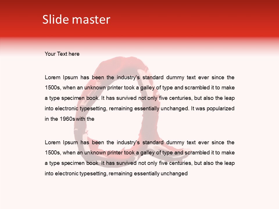 Splash Halloween Red PowerPoint Template