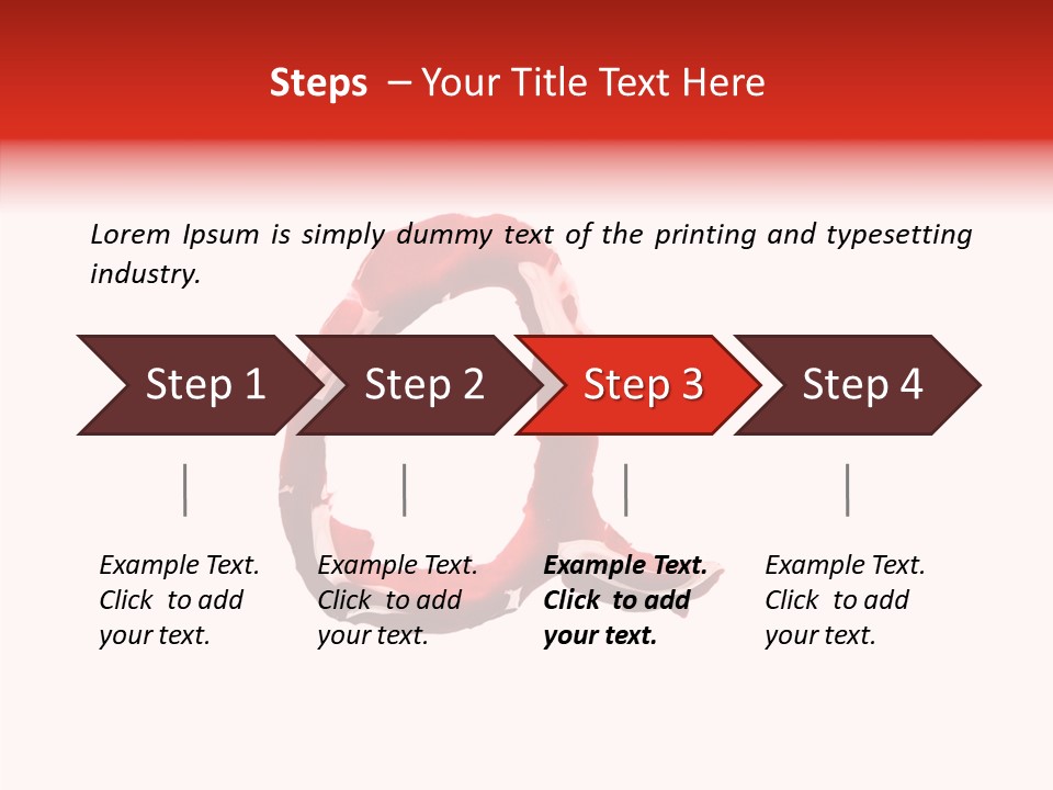 Splash Halloween Red PowerPoint Template
