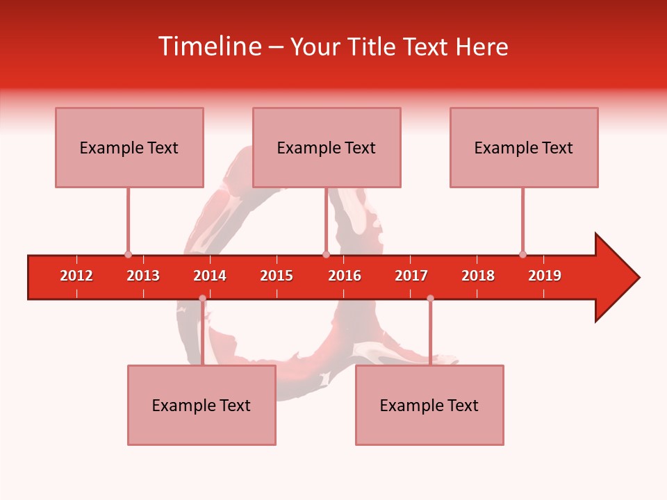Splash Halloween Red PowerPoint Template