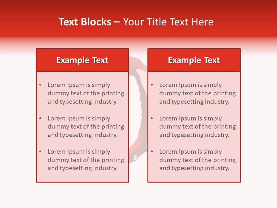 Splash Halloween Red PowerPoint Template