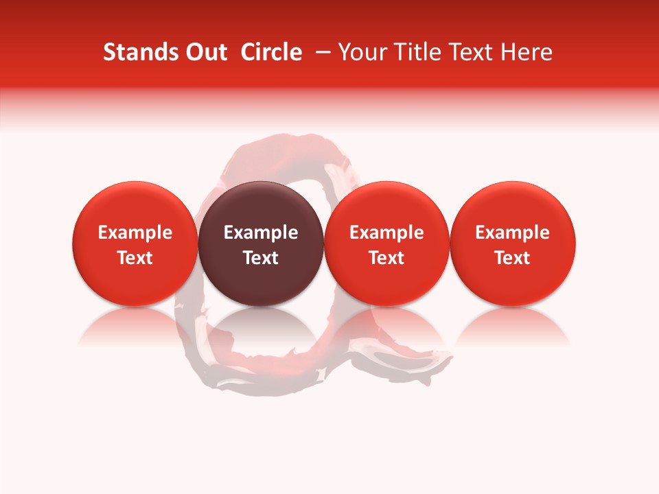 Splash Halloween Red PowerPoint Template