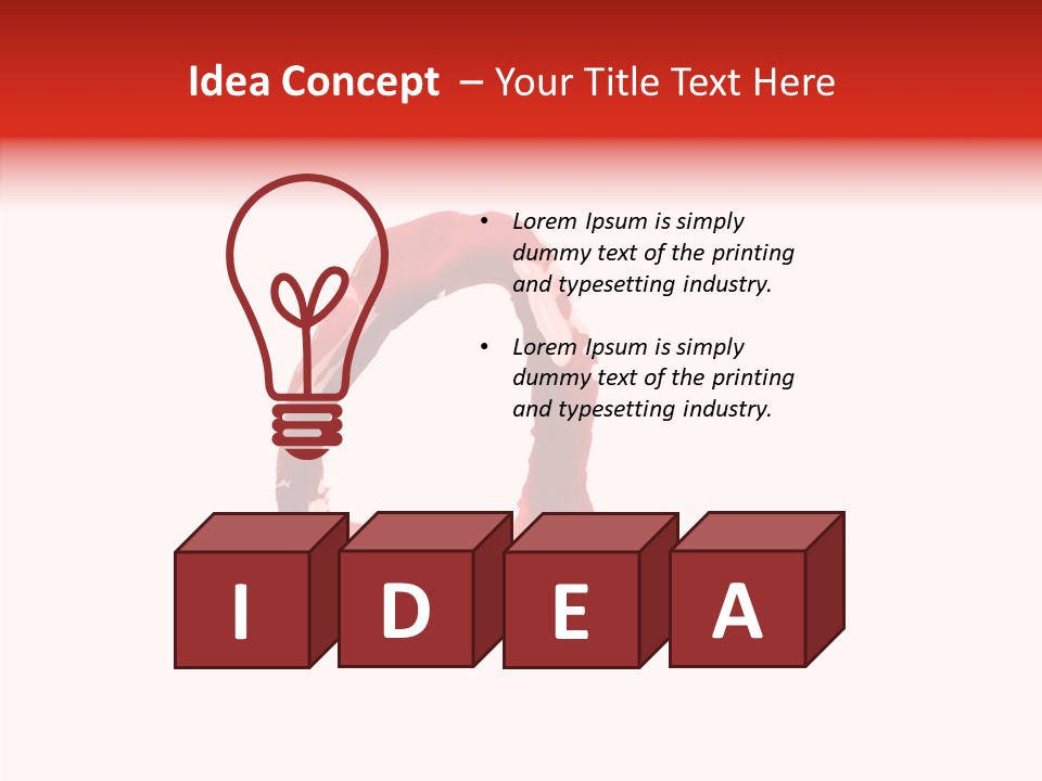 Splash Halloween Red PowerPoint Template