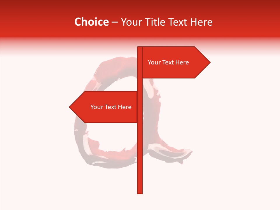 Splash Halloween Red PowerPoint Template