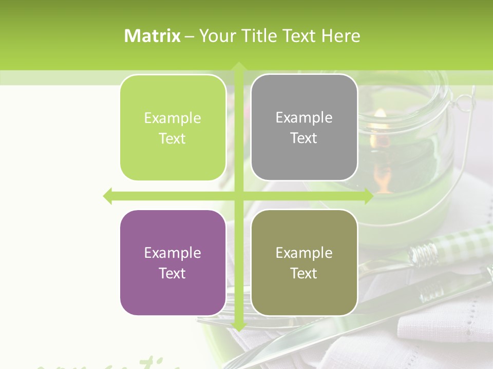 Set Romantic Blank PowerPoint Template