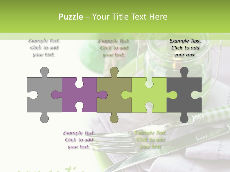 Set Romantic Blank PowerPoint Template