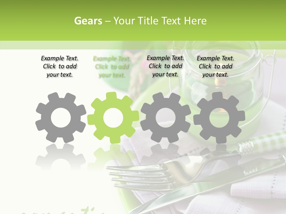 Set Romantic Blank PowerPoint Template