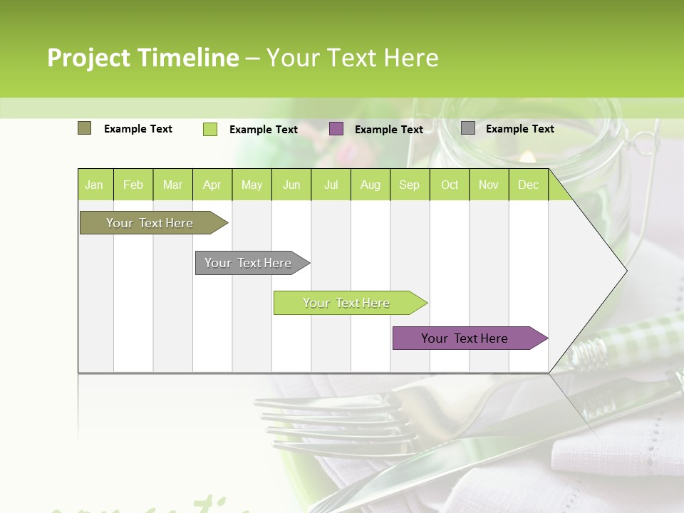 Set Romantic Blank PowerPoint Template