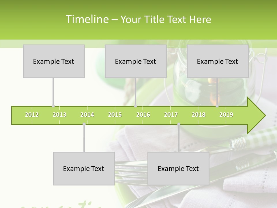 Set Romantic Blank PowerPoint Template