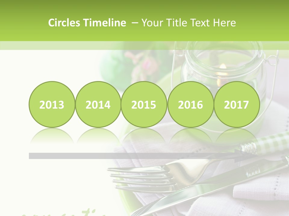 Set Romantic Blank PowerPoint Template