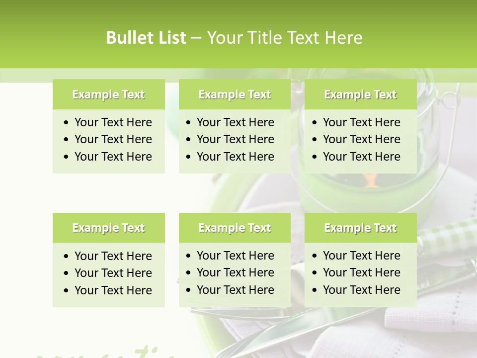 Set Romantic Blank PowerPoint Template