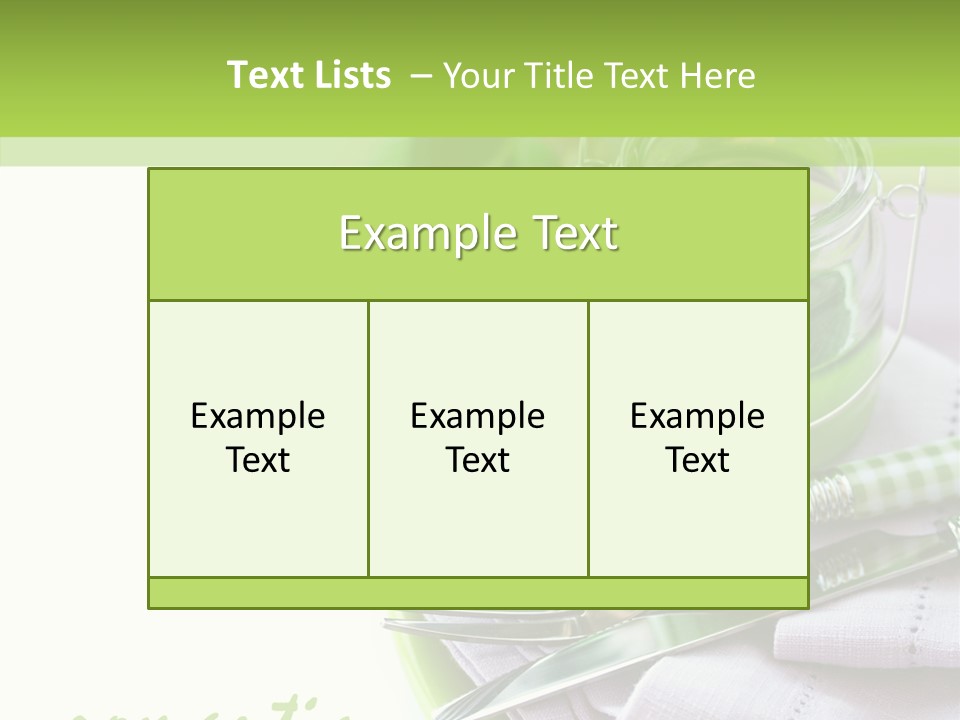 Set Romantic Blank PowerPoint Template