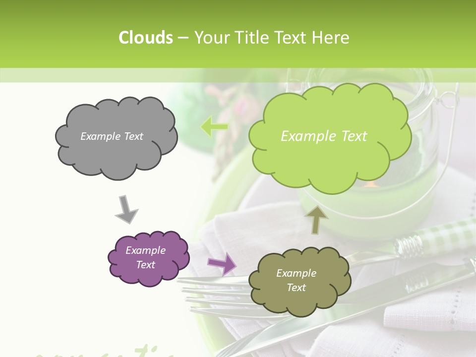 Set Romantic Blank PowerPoint Template