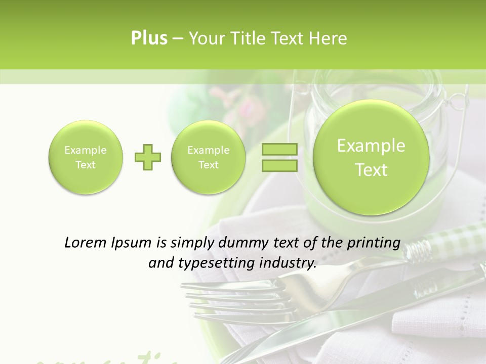 Set Romantic Blank PowerPoint Template