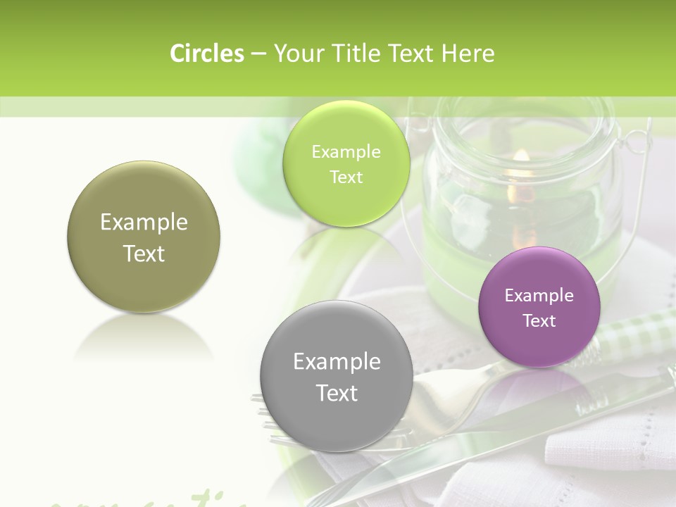 Set Romantic Blank PowerPoint Template