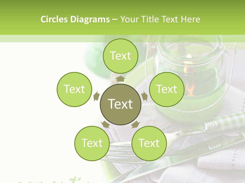 Set Romantic Blank PowerPoint Template