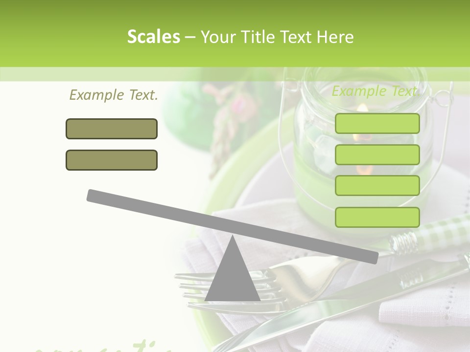 Set Romantic Blank PowerPoint Template