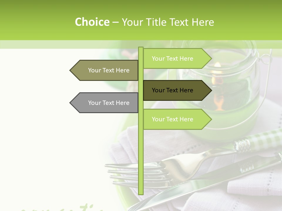 Set Romantic Blank PowerPoint Template