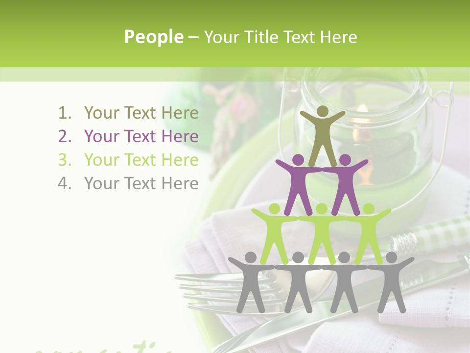 Set Romantic Blank PowerPoint Template