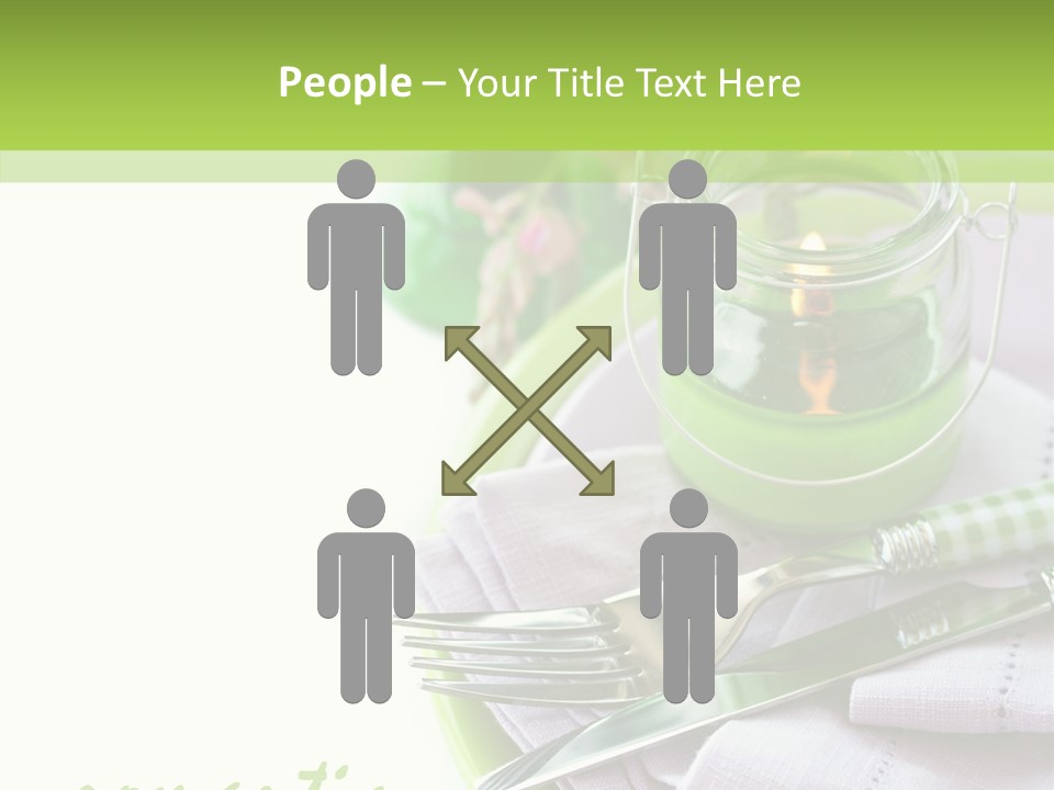 Set Romantic Blank PowerPoint Template