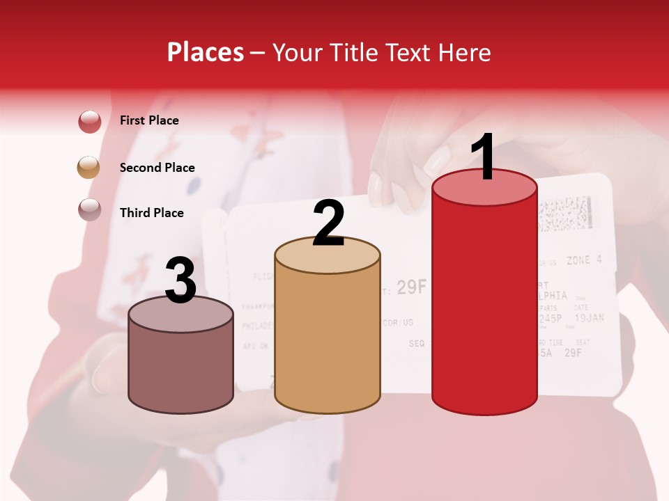 Service Confident Lady PowerPoint Template