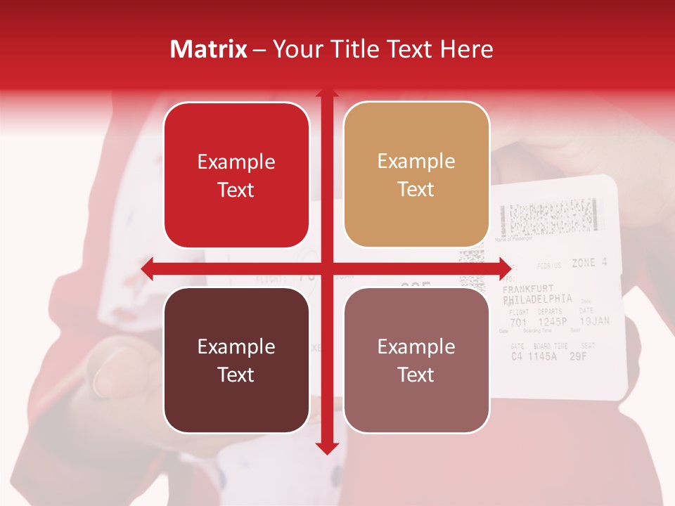 Service Confident Lady PowerPoint Template