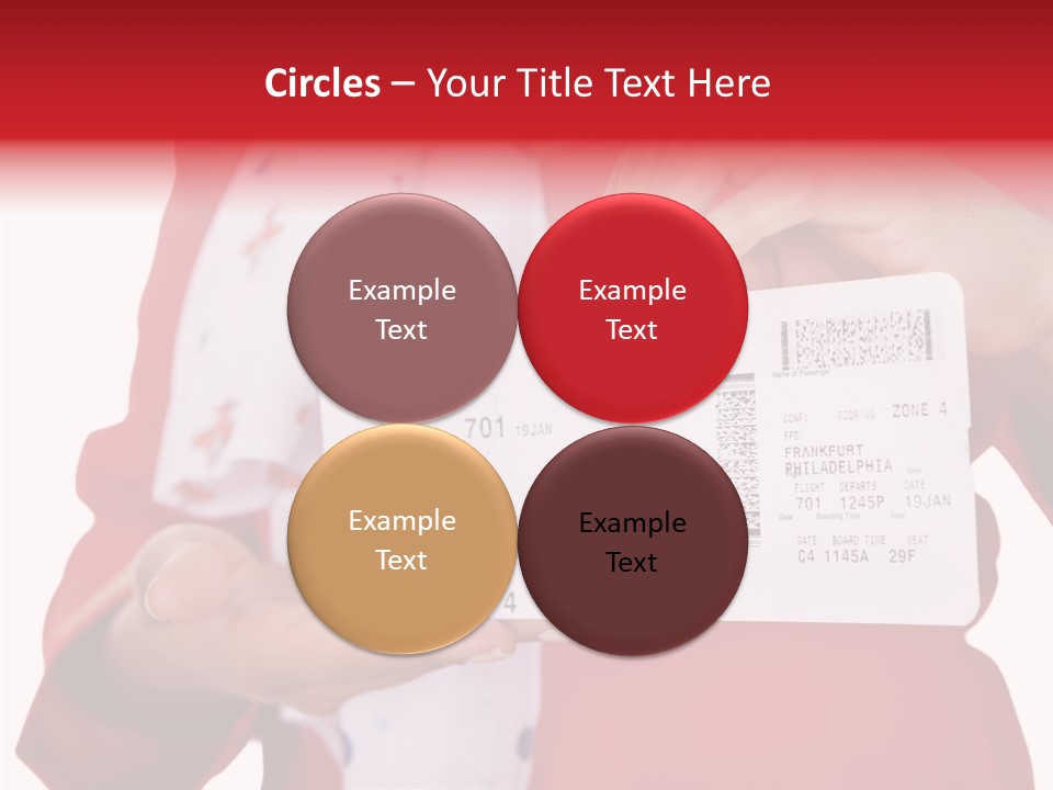 Service Confident Lady PowerPoint Template