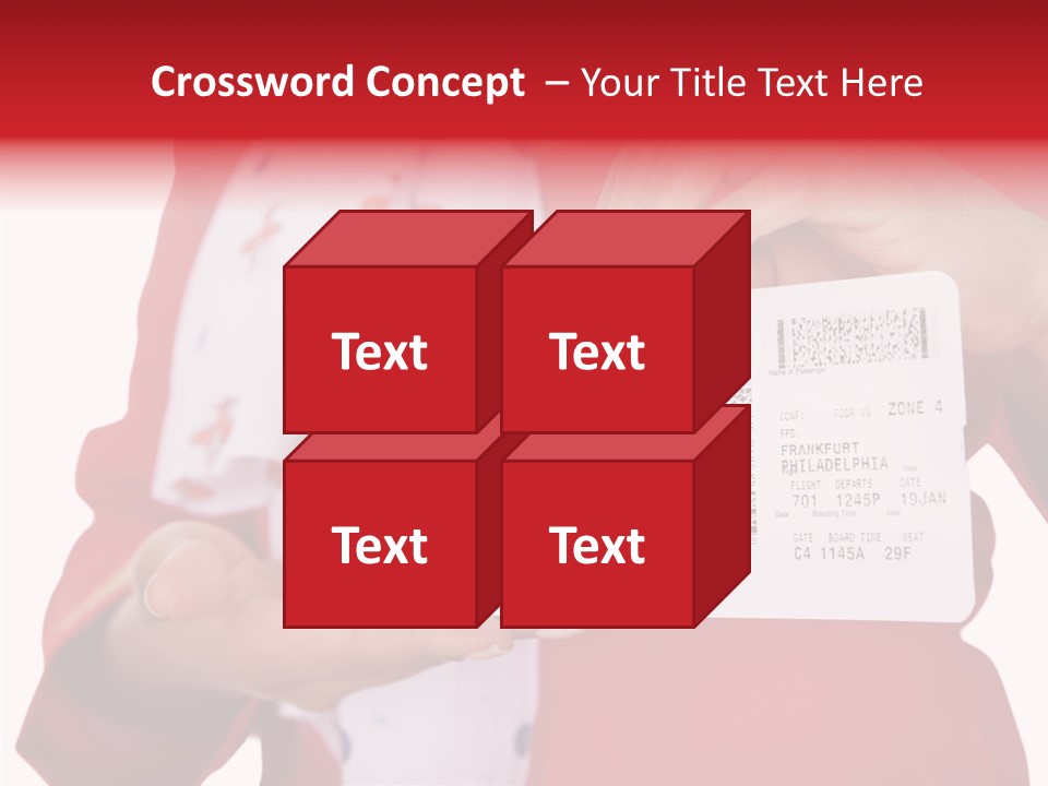 Service Confident Lady PowerPoint Template