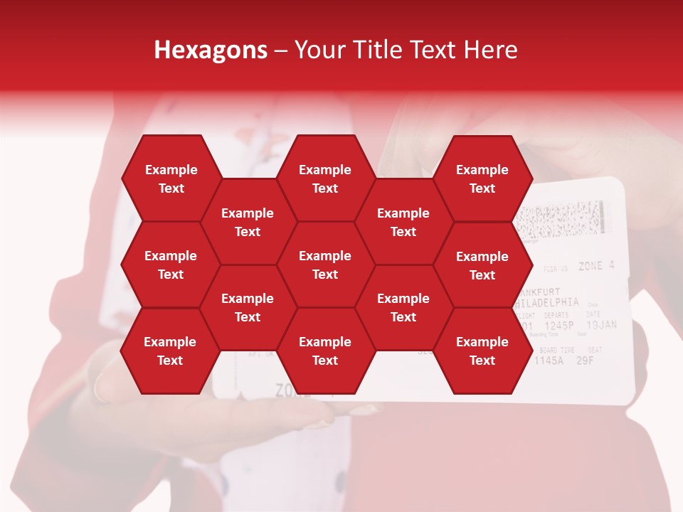 Service Confident Lady PowerPoint Template