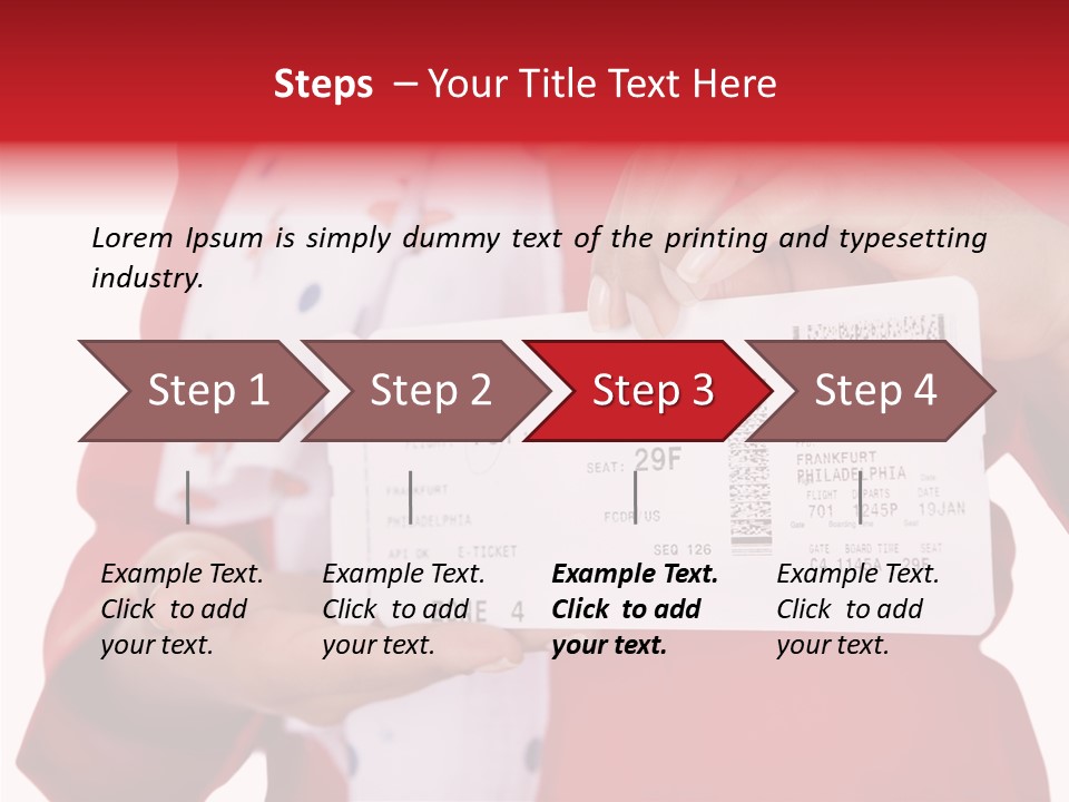 Service Confident Lady PowerPoint Template