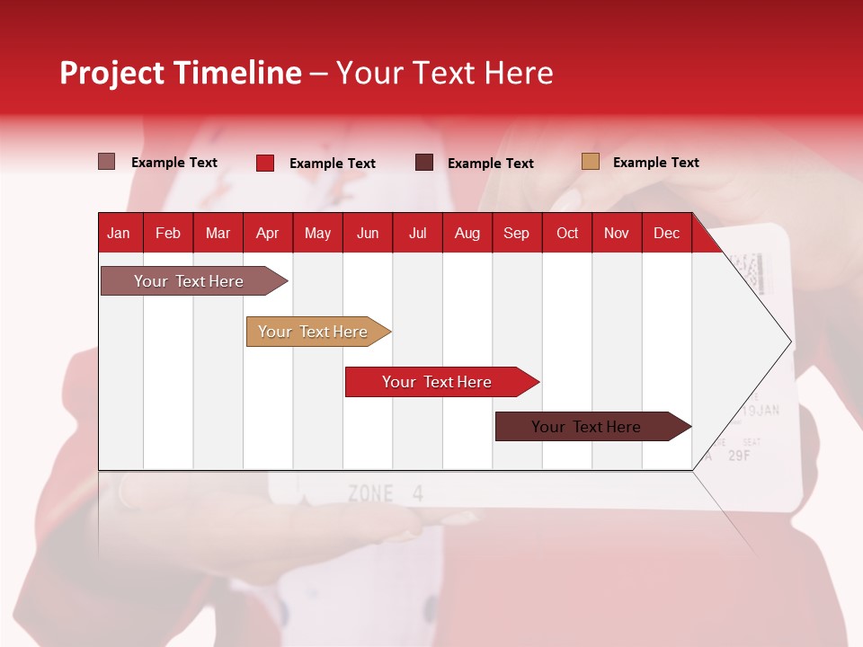 Service Confident Lady PowerPoint Template