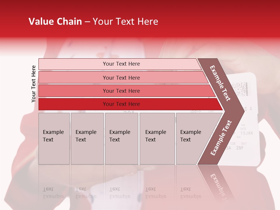 Service Confident Lady PowerPoint Template