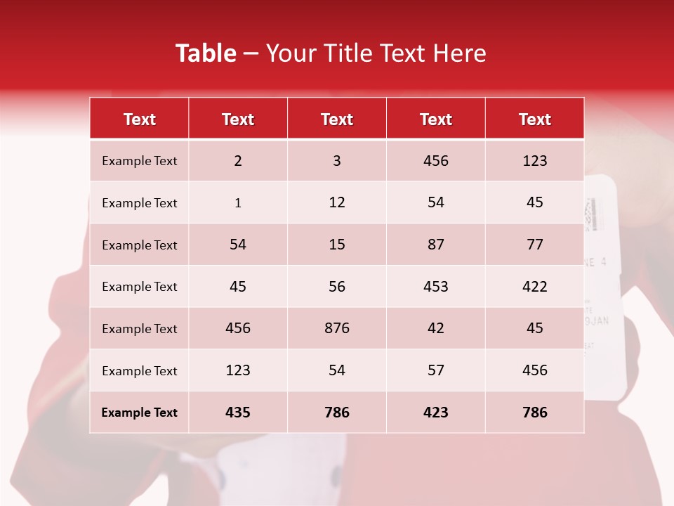 Service Confident Lady PowerPoint Template