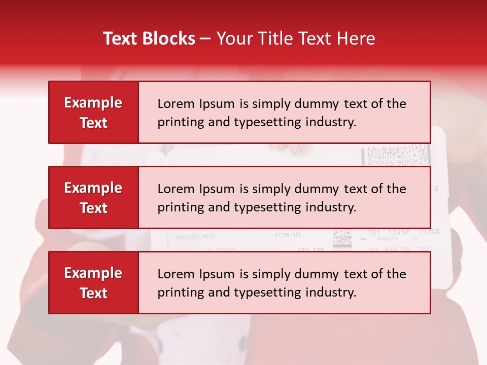 Service Confident Lady PowerPoint Template