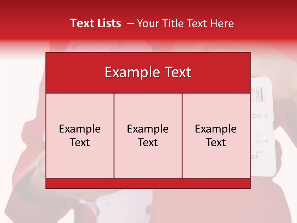 Service Confident Lady PowerPoint Template