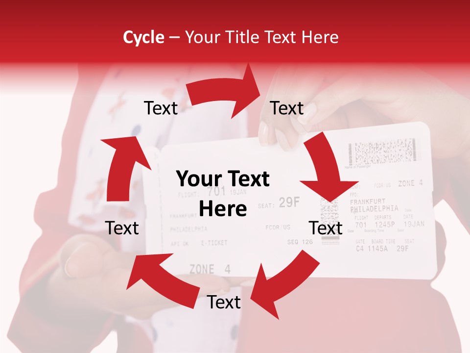 Service Confident Lady PowerPoint Template