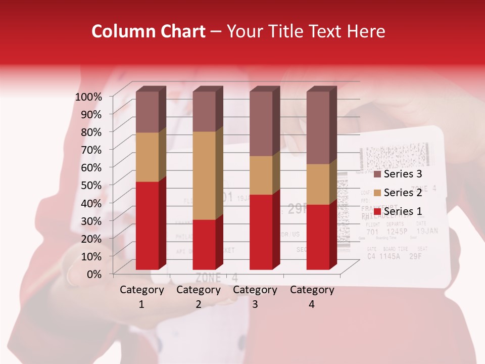 Service Confident Lady PowerPoint Template