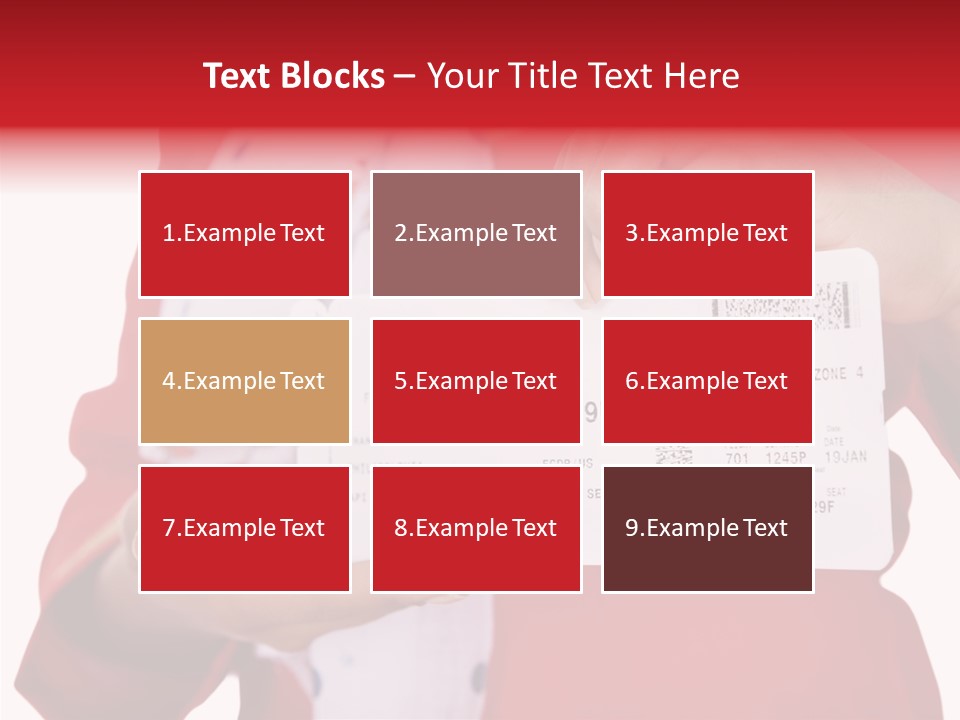 Service Confident Lady PowerPoint Template