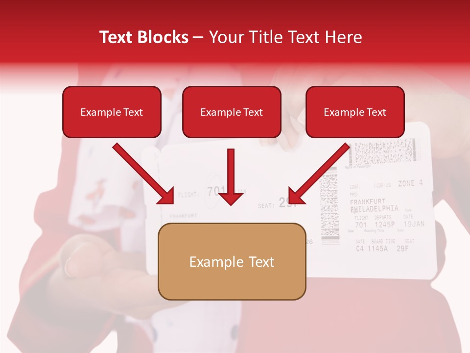 Service Confident Lady PowerPoint Template