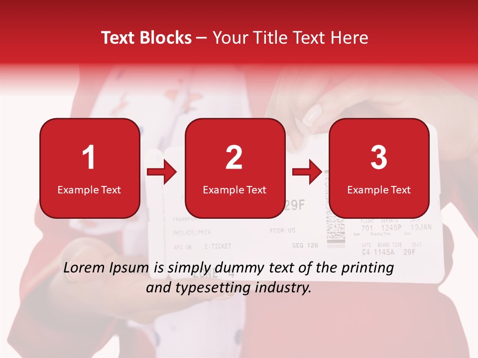 Service Confident Lady PowerPoint Template