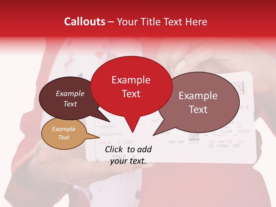 Service Confident Lady PowerPoint Template