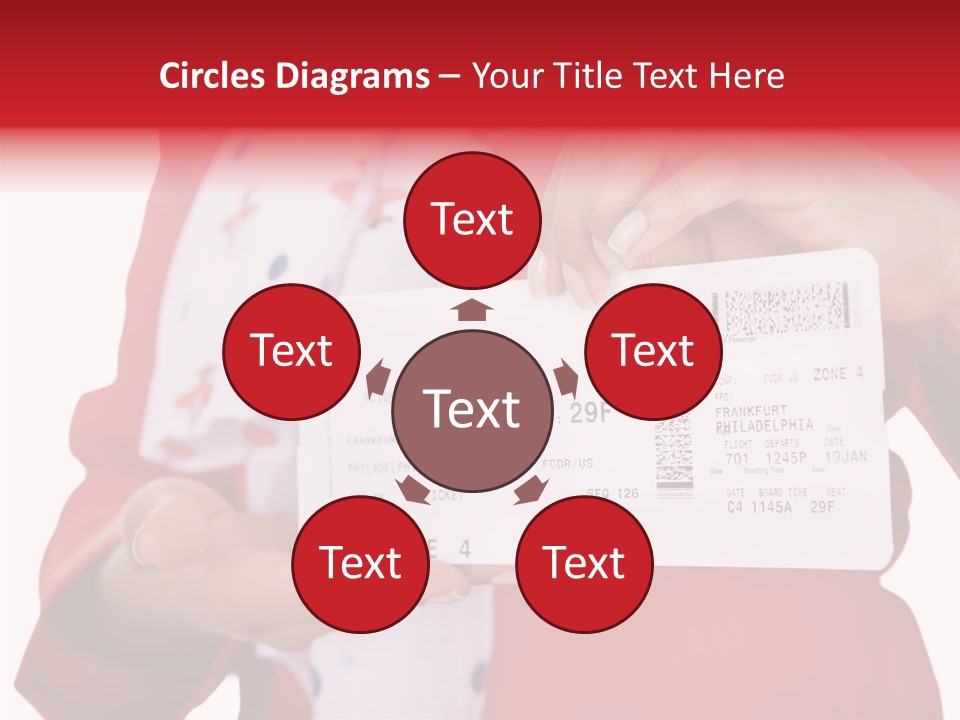 Service Confident Lady PowerPoint Template