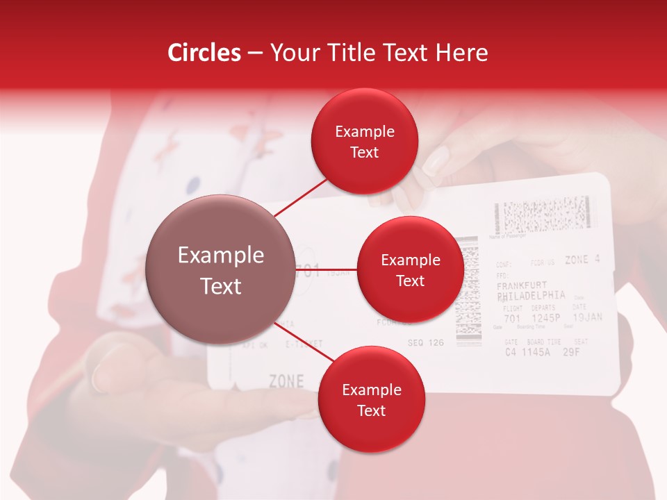 Service Confident Lady PowerPoint Template