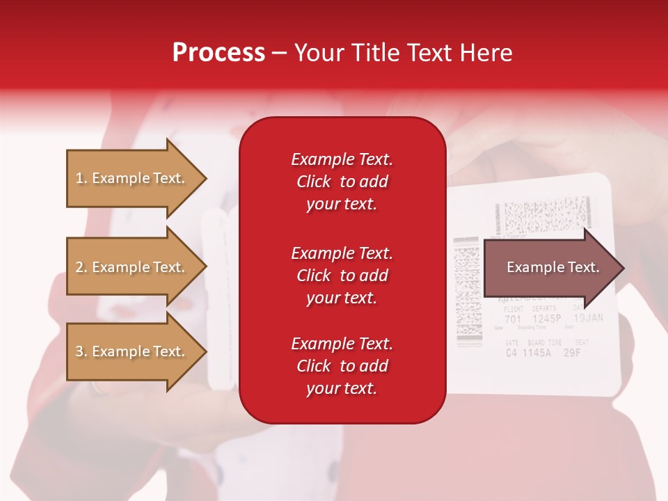 Service Confident Lady PowerPoint Template