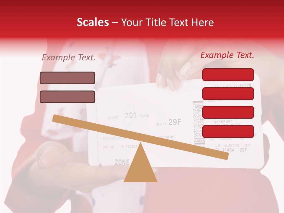 Service Confident Lady PowerPoint Template