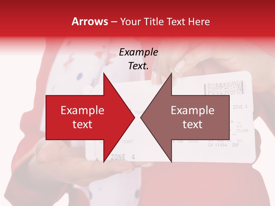 Service Confident Lady PowerPoint Template