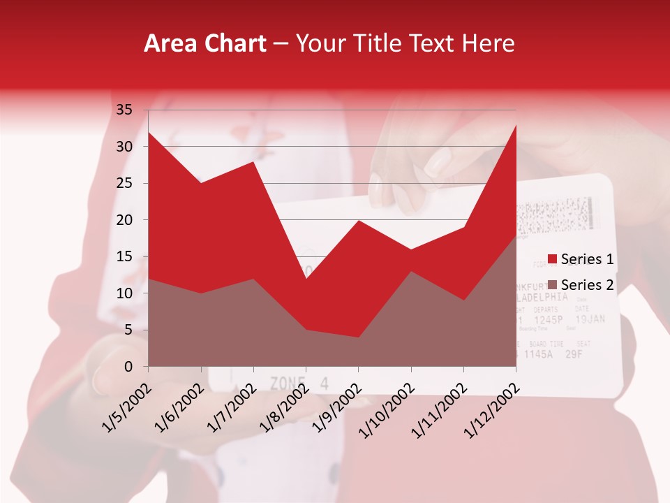 Service Confident Lady PowerPoint Template