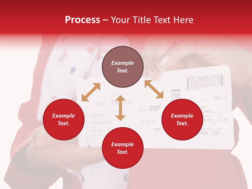 Service Confident Lady PowerPoint Template