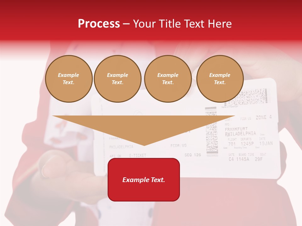 Service Confident Lady PowerPoint Template