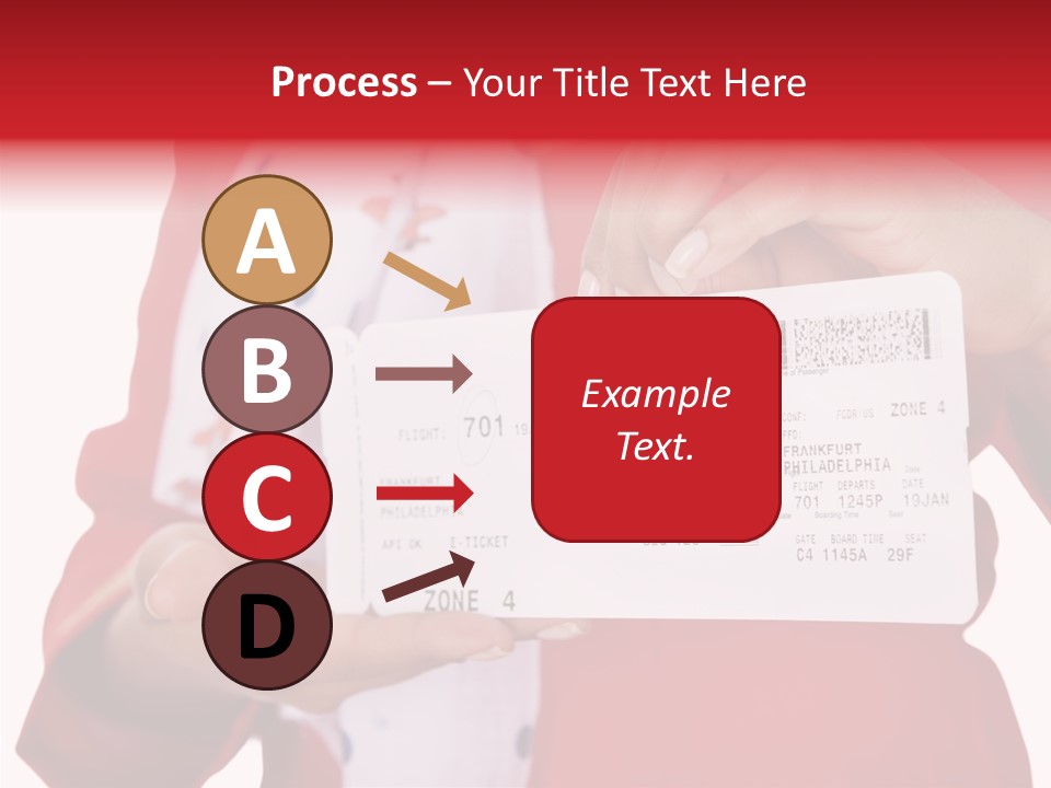 Service Confident Lady PowerPoint Template