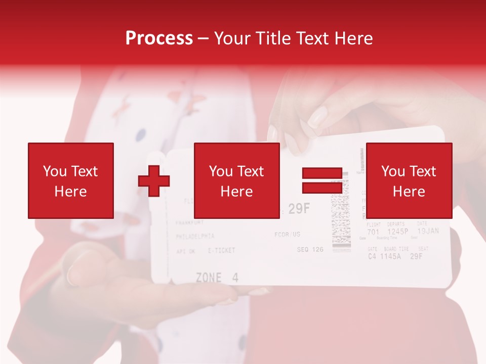 Service Confident Lady PowerPoint Template